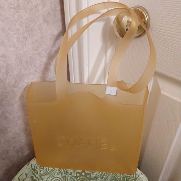 chanel jelly tote bag